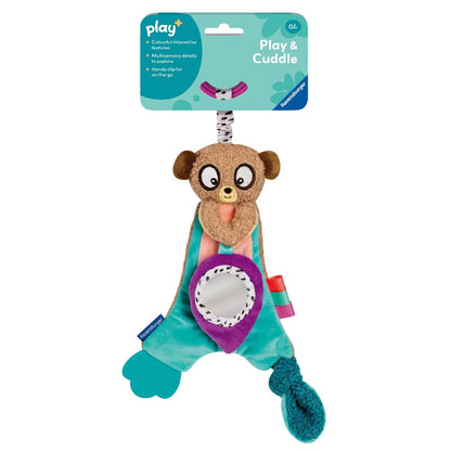 Play+ Infant Sensory Toys Crinkle & Chew Meerkat