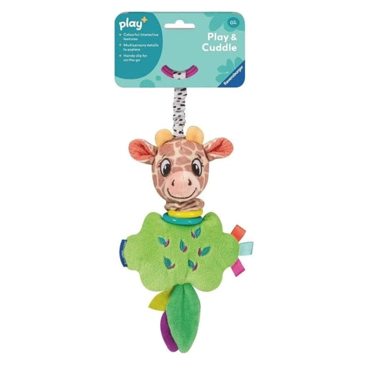 Play+ Infant Sensory Toys Pull & Wiggle Giraffe