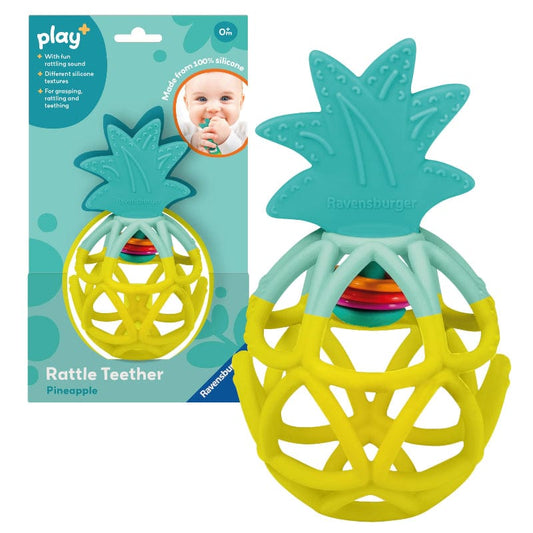 Play+ Rattles & Teethers Rattle Teether Pineapple