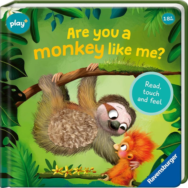 Play+ Touch & Feel Books Are You A Monkey Like Me?