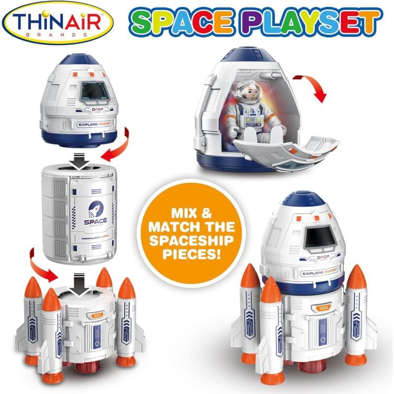 Playful Minds Space Vehicles Default Space Playset