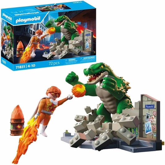 Playmobil Playmobil 71831 Hero Battle Against Giant Lizard