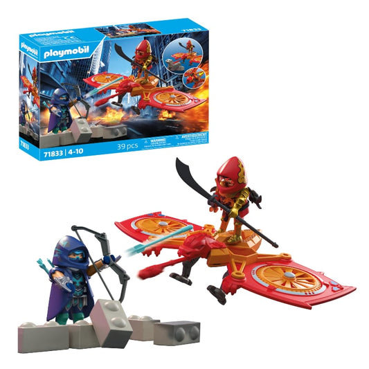 Playmobil Playmobil Action Heroes 71833 Hero Drone Fight with Evil Ninja