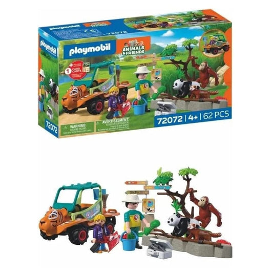 Playmobil Playmobil Animal & Friends 72072 Zookeeper with Vehicle