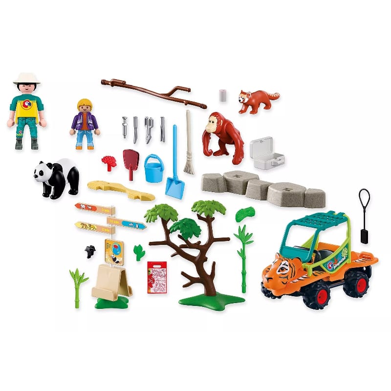 Playmobil Playmobil Animal & Friends 72072 Zookeeper with Vehicle