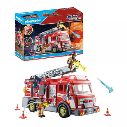 Playmobil Playmobil City Action Default 71233 Fire Truck with Flashing Lights