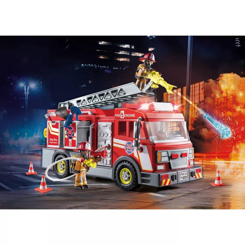 Playmobil Playmobil City Action Default 71233 Fire Truck with Flashing Lights