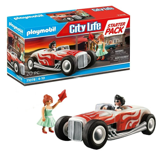 Playmobil Playmobil City Life Default 71078 Hot Rod Starter Pack