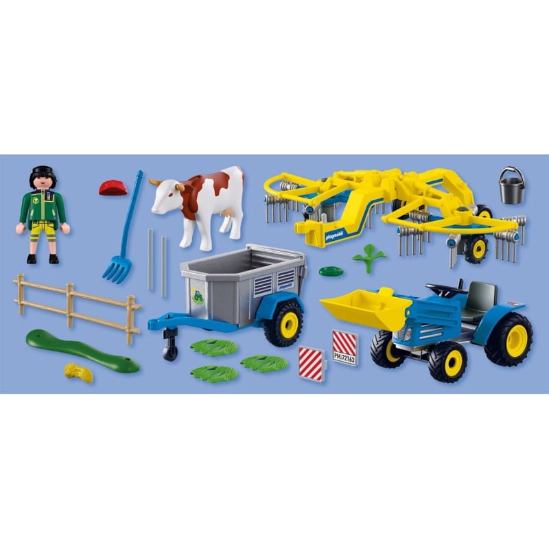 Playmobil Playmobil Country 72163 Small Tractor with Hay Swather