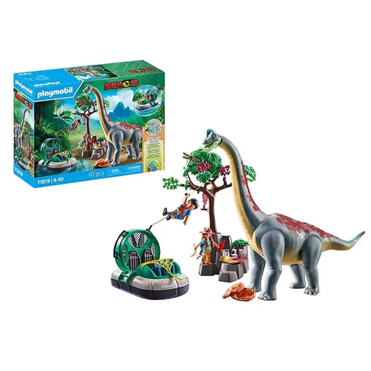 Playmobil Playmobil Dinos 71819 Brachiosaurus with Hovercraft