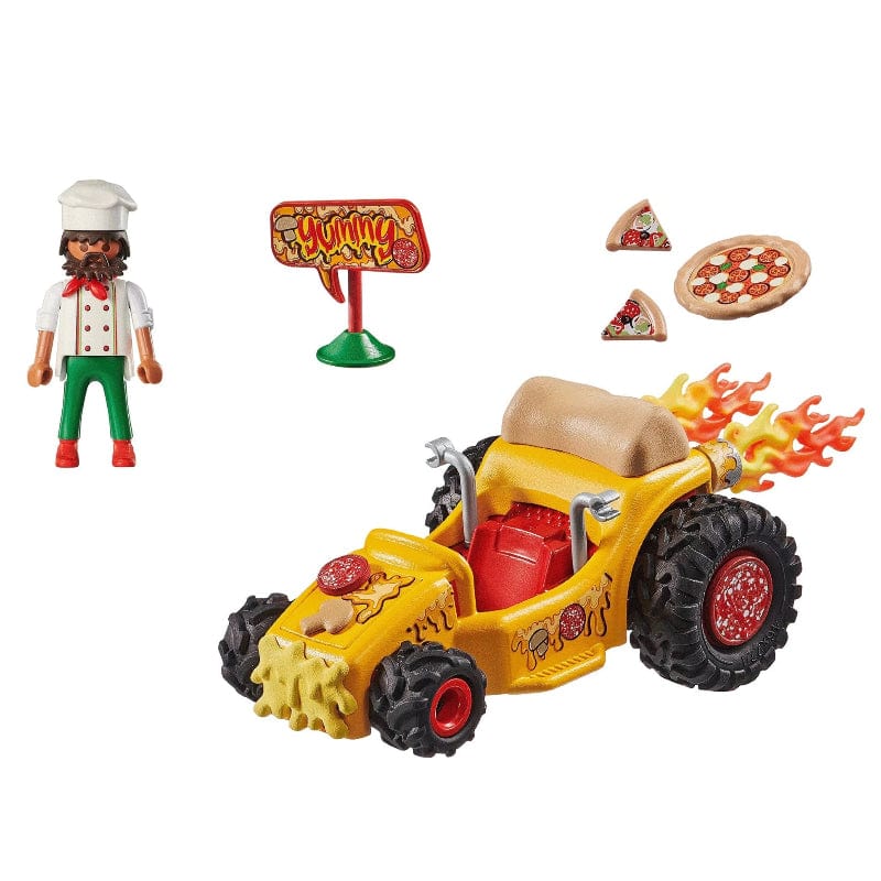 Playmobil Playmobil FunStars 71634 Racing Pizza Guy