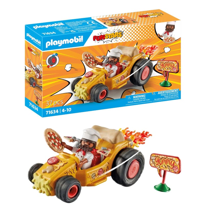 Playmobil Playmobil FunStars 71634 Racing Pizza Guy