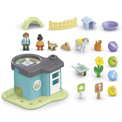 Playmobil Playmobil Junior 71690 Junior: Animal Home with Treat Dispenser