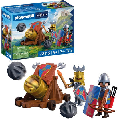 Playmobil Playmobil Knights 72115 Lion Knights with Battle Cannon