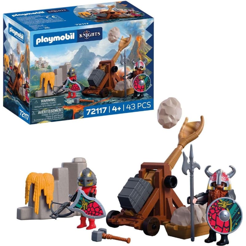 Playmobil Playmobil Knights 72117 Dragon Knight Stone Catapult