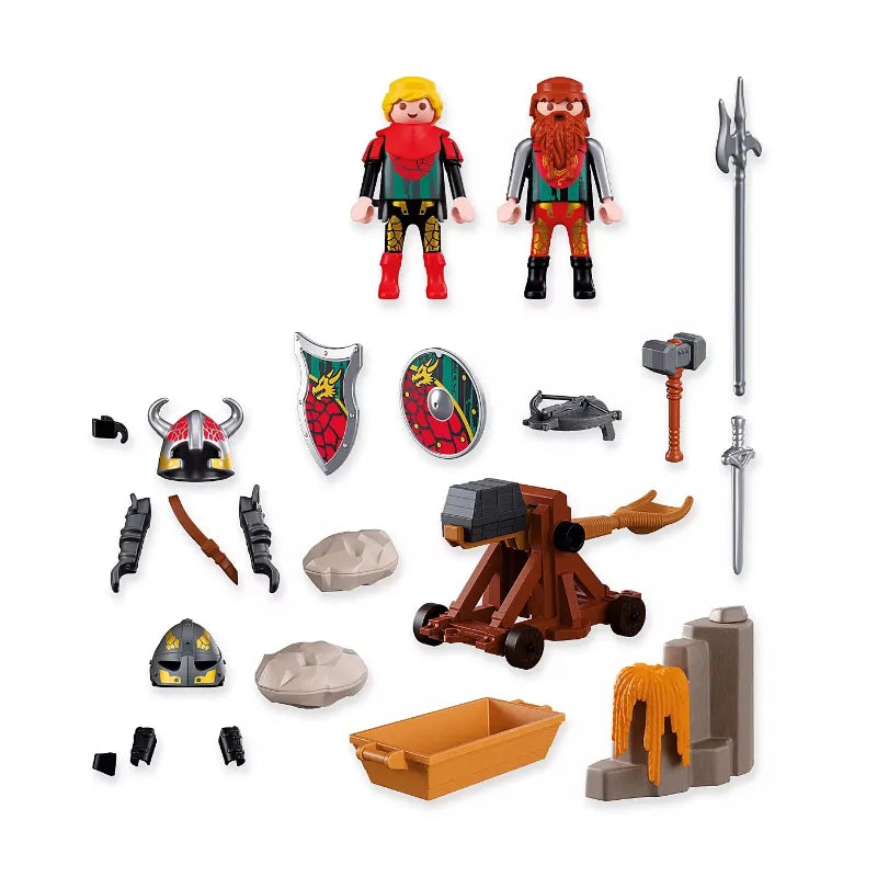 Playmobil Playmobil Knights 72117 Dragon Knight Stone Catapult