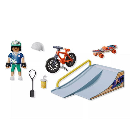 Playmobil Playmobil My Life 71798 Skateboarder with Ramp