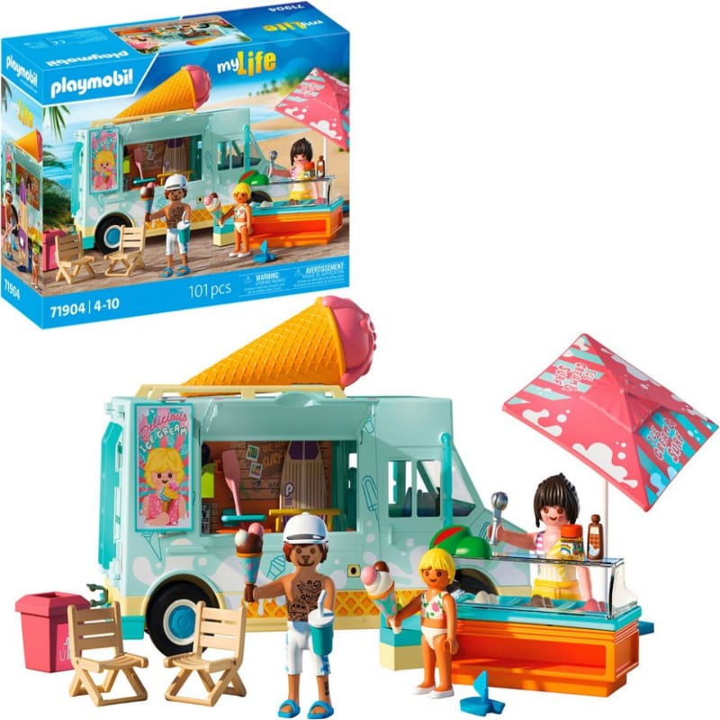 Playmobil Playmobil My Life 71904 Ice Cream Truck with Surf Shop