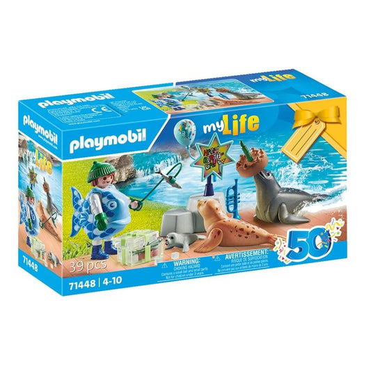 Playmobil Playmobil My Life Default 71448 Keeper with Animals