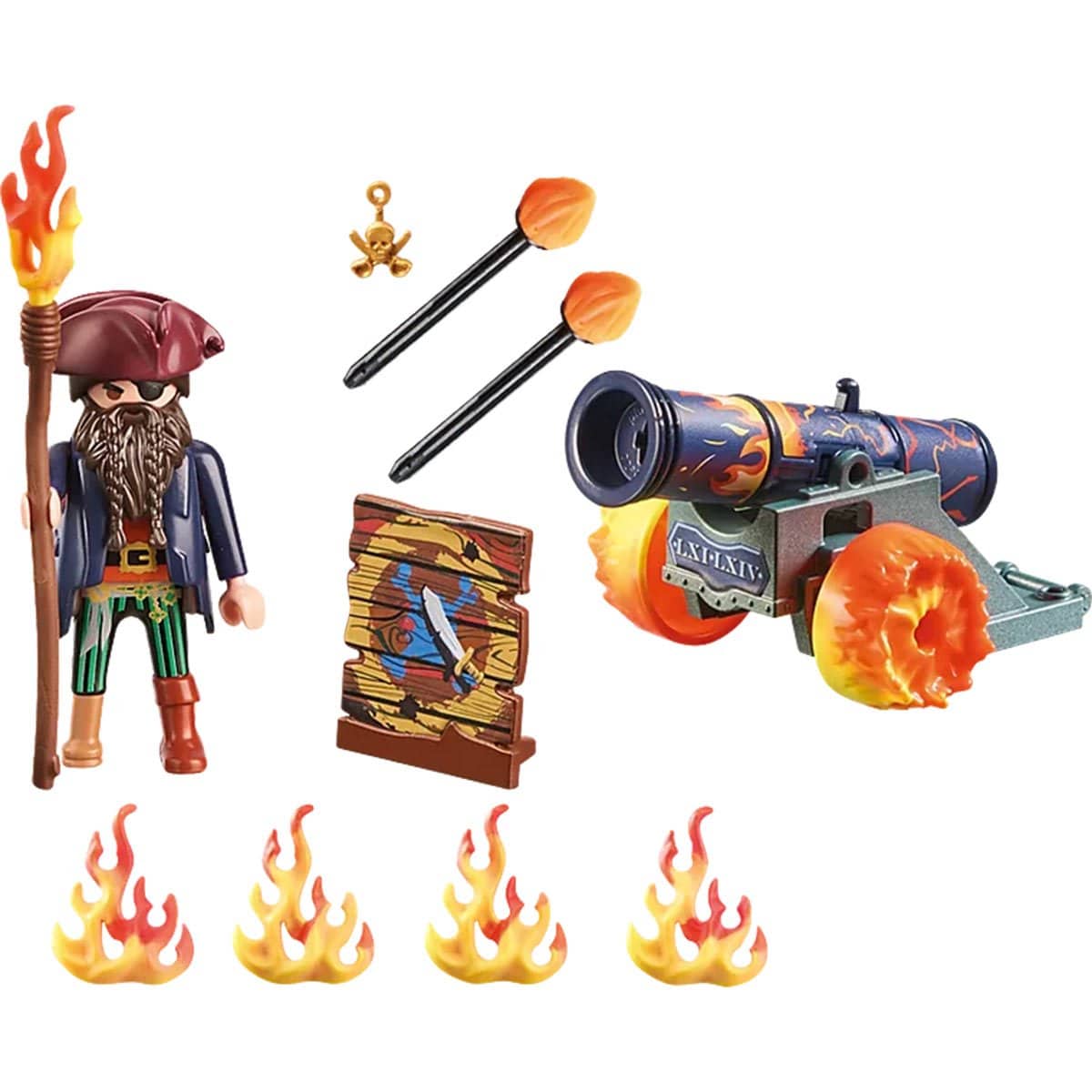 Playmobil Playmobil Pirates 71189 Pirate with Cannon