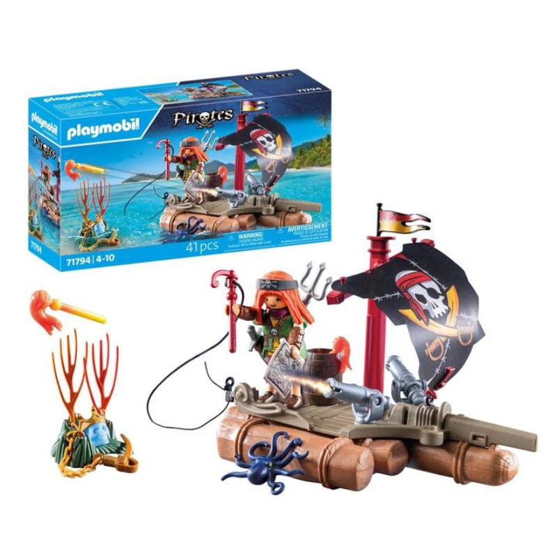 Playmobil Playmobil Pirates 71794 PIrate Raft with Treasure