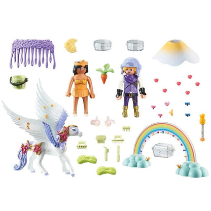 Playmobil Playmobil Princess Magic 71361 Pegasus with Rainbow in the Clouds