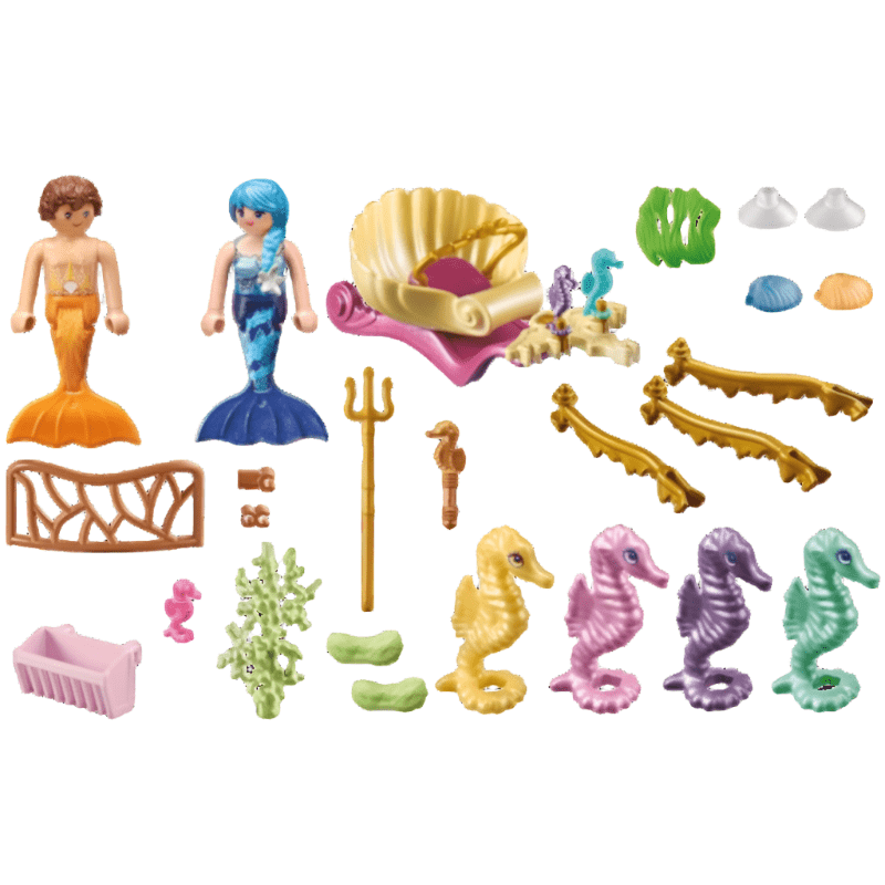 Playmobil Playmobil Princess Magic Default 71500 Mermaid Seahorse Carriage