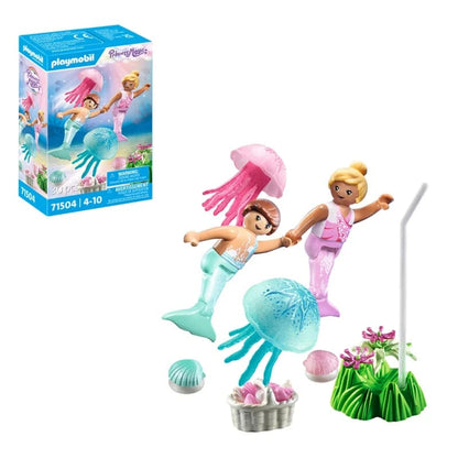 Playmobil Playmobil Princess Magic Default 71504 Mermaid Children with Jellyfish