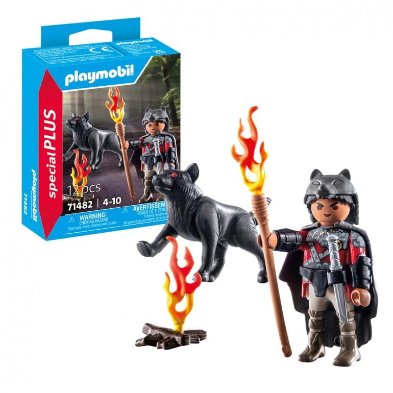 Playmobil Playmobil Special Plus Default 71482 Warrior with Wolf