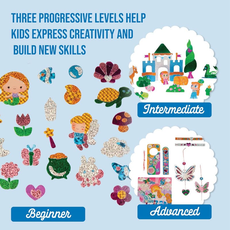 PlayMonster Art & Craft Activity Kits Craft-tastic: Let's Learn Foil Art