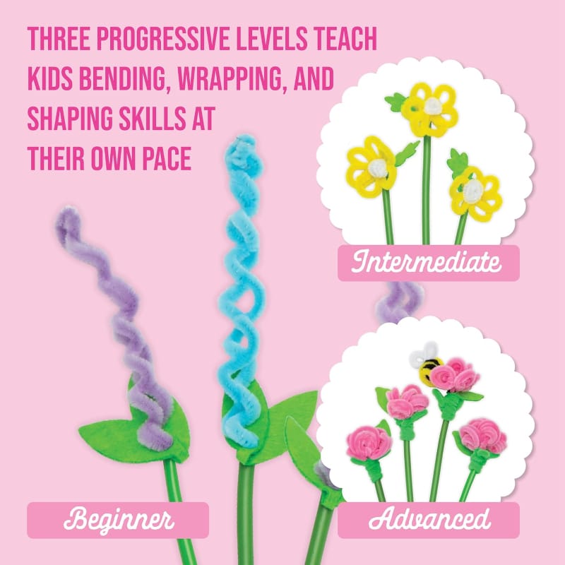 PlayMonster Art & Craft Activity Kits Craft-tastic: Let's Learn Pipe Cleaner Art