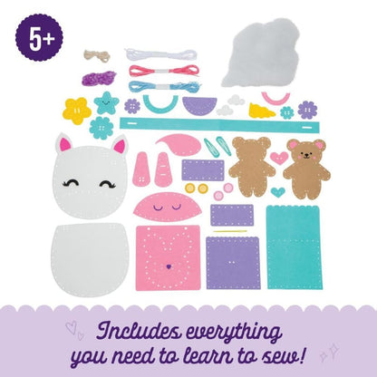 PlayMonster Art & Craft Activity Kits Craft-tastic: Let's Learn Sewing Art