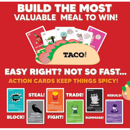 PlayMonster Card Games Taco vs Burrito