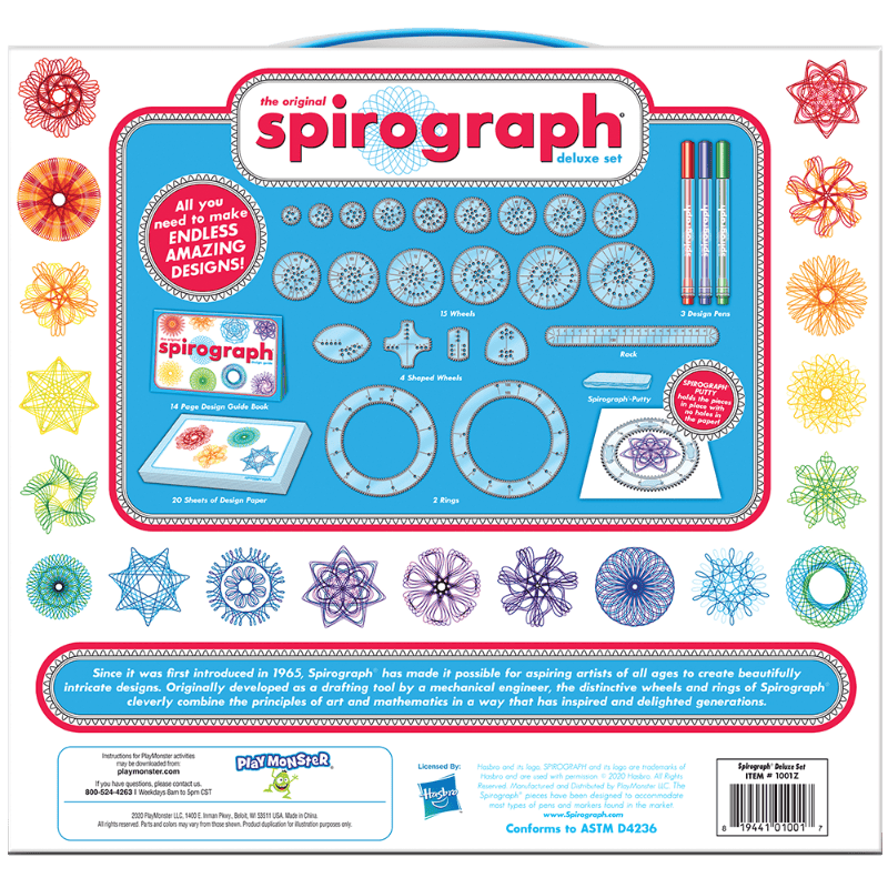 PlayMonster Coloring & Painting Kits Spirograph Deluxe Set