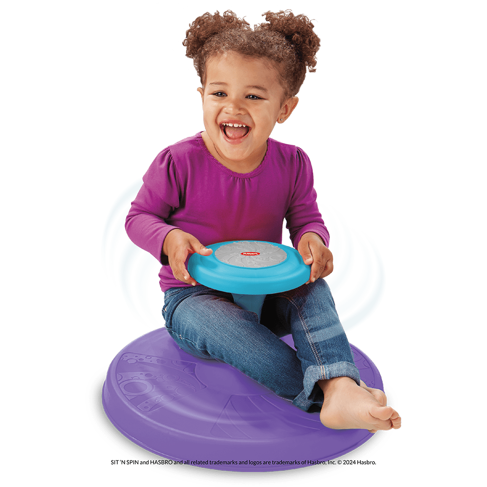 PLAYMONSTER Physical Play Default Sit N Spin Classic - Purple