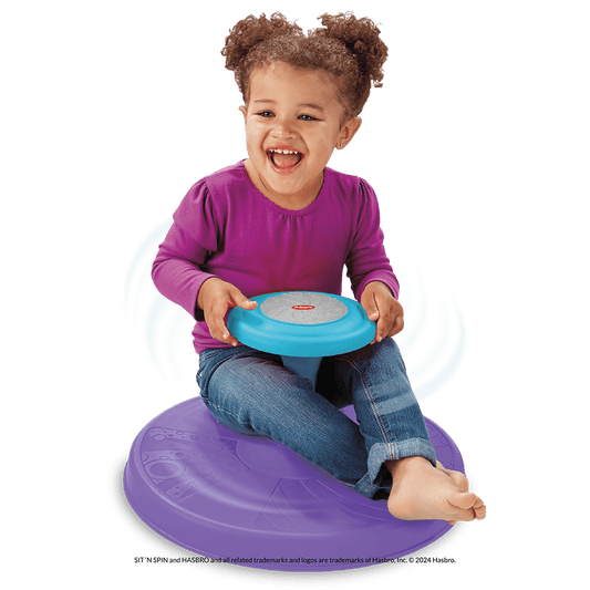 PLAYMONSTER Physical Play Default Sit N Spin Classic - Purple