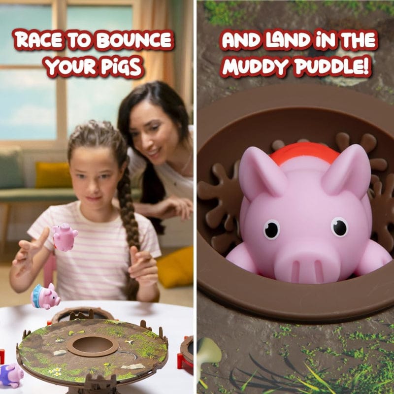 PLAYMONSTER Physical Play Games Pigs on Trampolines