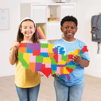 Plus-Plus Construction Default Puzzle by Number: Map of The United States