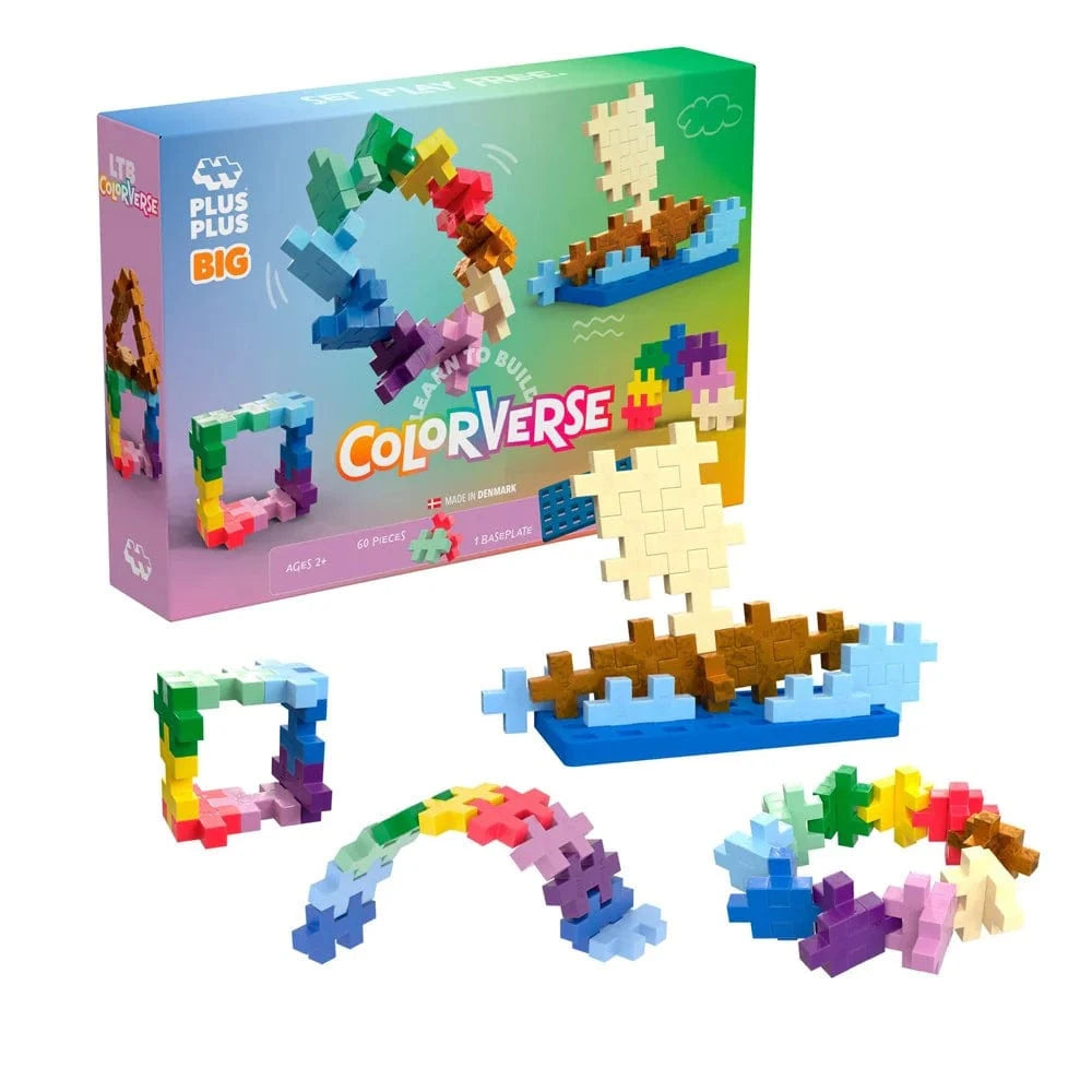 Plus-Plus Construction HOLIDAY Plus Plus BIG - Learn to Build Colorverse