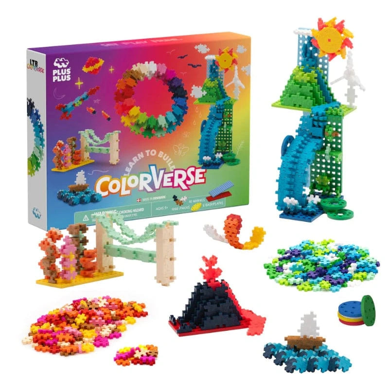 Plus-Plus Construction HOLIDAY Plus Plus Learn to Build Big Colorverse
