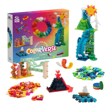Plus-Plus Construction HOLIDAY Plus Plus Learn to Build Big Colorverse