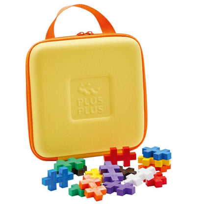Plus-Plus Construction Plus Plus - Big Yellow Travel Case w/15 Pieces