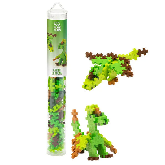 Plus Plus USA Construction Plus Plus Colorverse - Dragons & Unicorns Tubes (Assorted Styles)