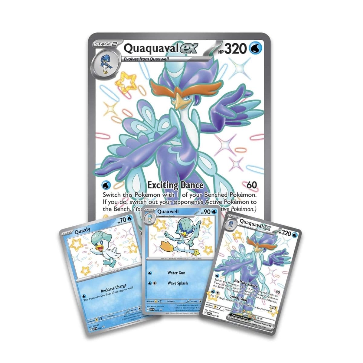 Pokemon Trading Card Games Default Pokémon: Paldean Fates Quaquaval or Skeledirge ex Collection (Assorted Styles)