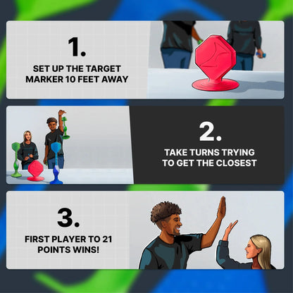 PopDarts Physical Play Games PopDarts: Rookie Pack - Blue & Green