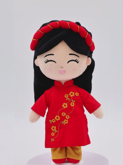 Hoa Vietnamese Cultural Mini Doll