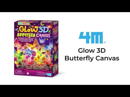 3D Glow Buttefly Canvsas Kit