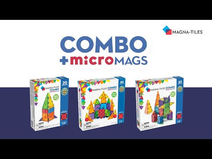 Magna-Tiles + MicroMags Combo 46 piece Set