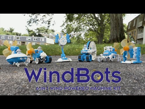 WindBots: 6-in-1 Wind-Powered Machine Kit – Timeless Toys Chicago