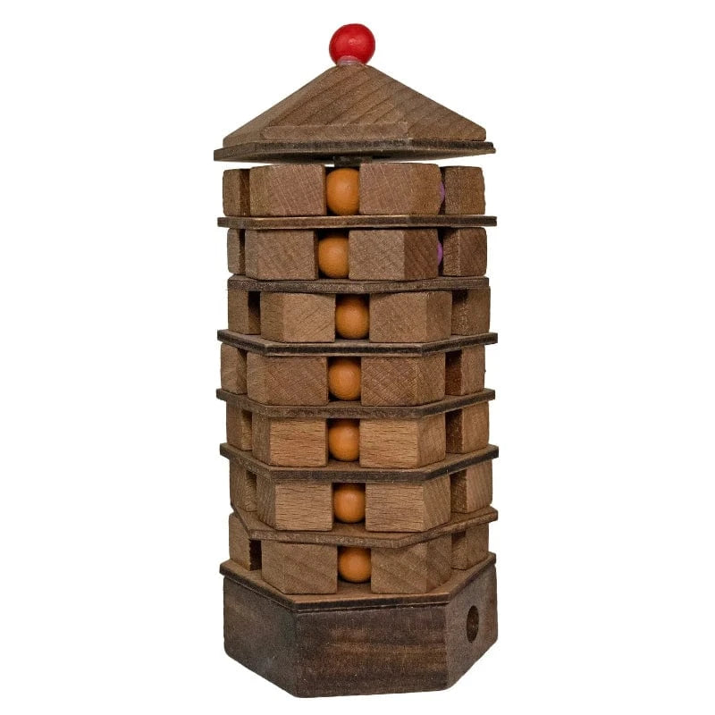 Project Genius Brain Teaser Games Chinese Pagoda Puzzle